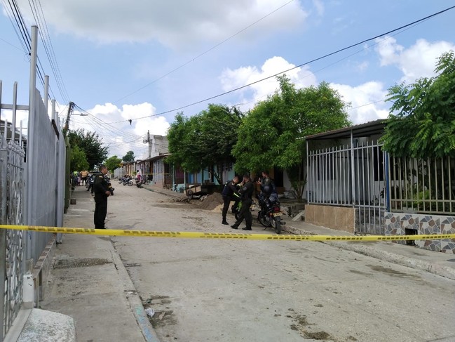 Trabajaban en una construcción cuando les dispararon