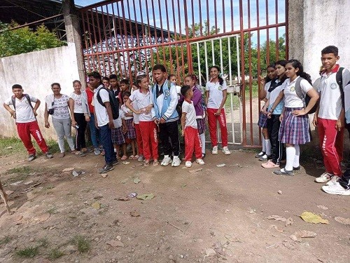 Protestan en Palmaritico por falta de rector
