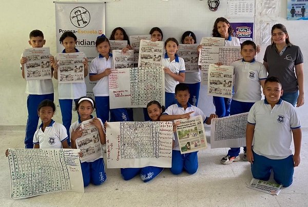 En la I.E. Juanita García Manjarrez aprendieron con Prensa Escuela