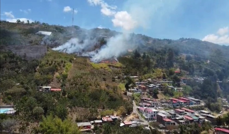 Incendios en Nariño no han sido controlados por la presencia de minas antipersona