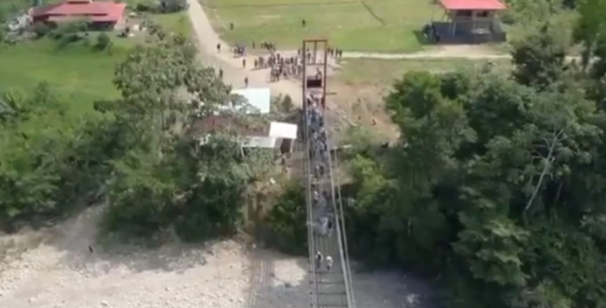 Otra polémica obra de infraestructura de las disidencias fue entregada en Nariño 