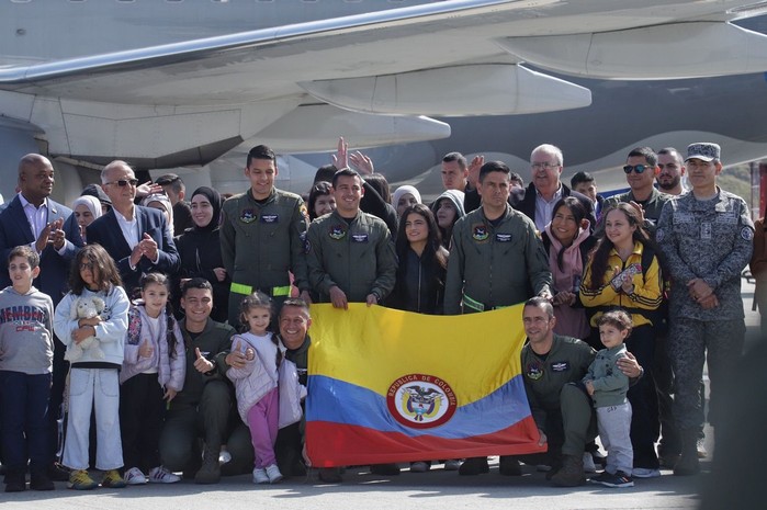 Llegaron 117 colombianos del Líbano