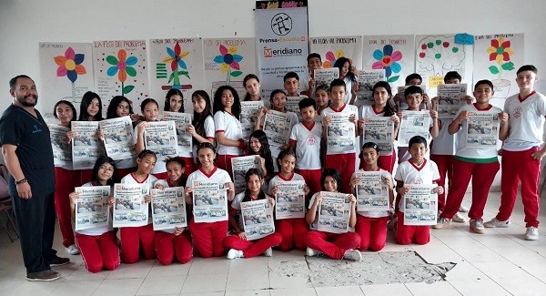Prensa Escuela trabajó con los estudiantes de Los Palmitos