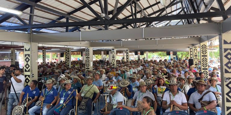 Inició el Congreso Indígena para elegir al nuevo cacique del pueblo Zenú