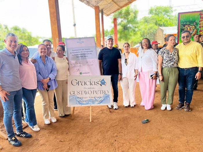 Alcaldía de Sincelejo y Minvivienda firmaron convenio para construir el acueducto de La Arena