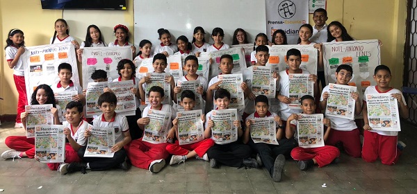 Talleres de Prensa Escuela con los alumnos de Lenis