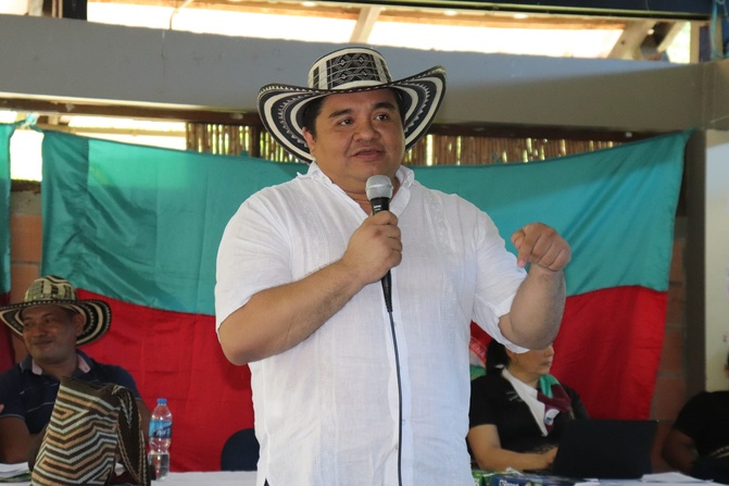 Martín Moreno Arguello fue elegido como el nuevo cacique del pueblo Zenú