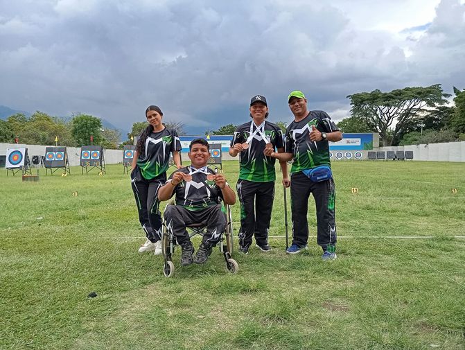 Cuatro medallas para Sucre en tiro con arco