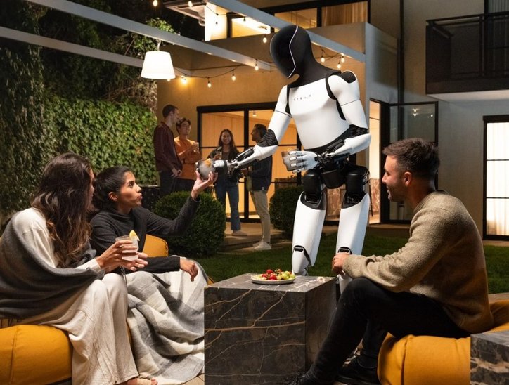 Tesla presentó los 'robots optimus'