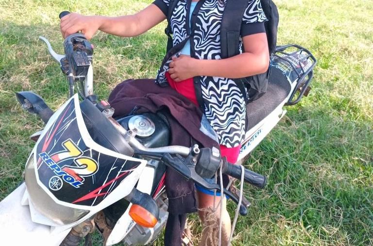 ¿Dónde está la moto de Marzola?