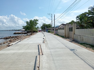 Superado el trámite de permiso de la Dimar, pavimentación en la Segunda Ensenada va en 78%