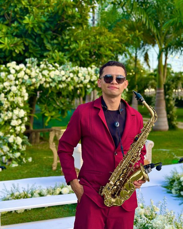 El saxofón de Daniel es el pincel con el que 'pinta' la realización de sus sueños