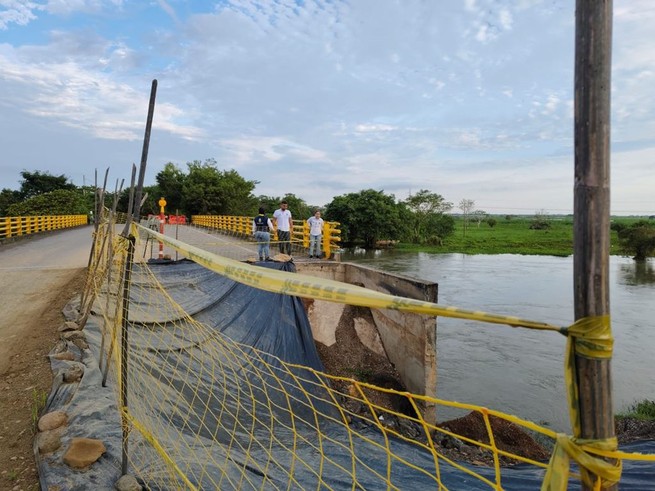 Gobernación de Sucre conmina a Invías a intervenir el puente Las Pozas
