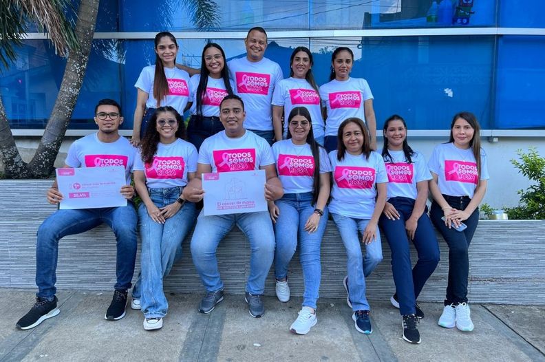 La campaña contra el cáncer de mama que está dando de qué hablar en Sincelejo