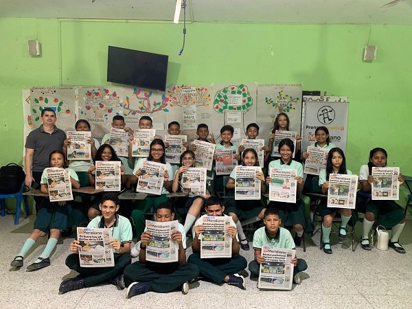 Alumnos de la I.E. San Vicente de Paúl, en Prensa Escuela