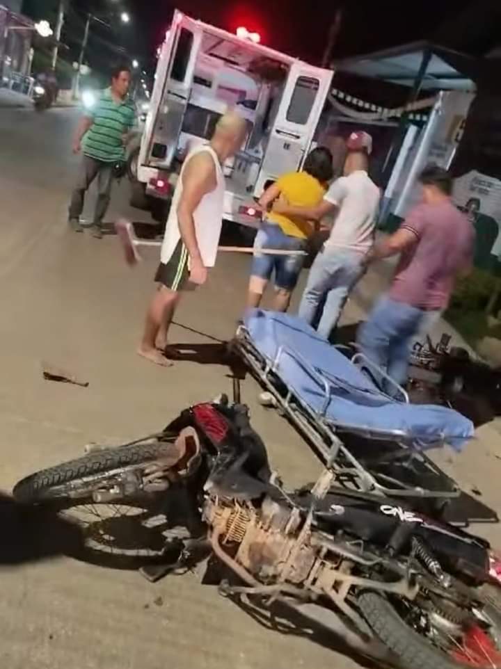 Choque de motocicletas dejó 3 heridos en San Marcos