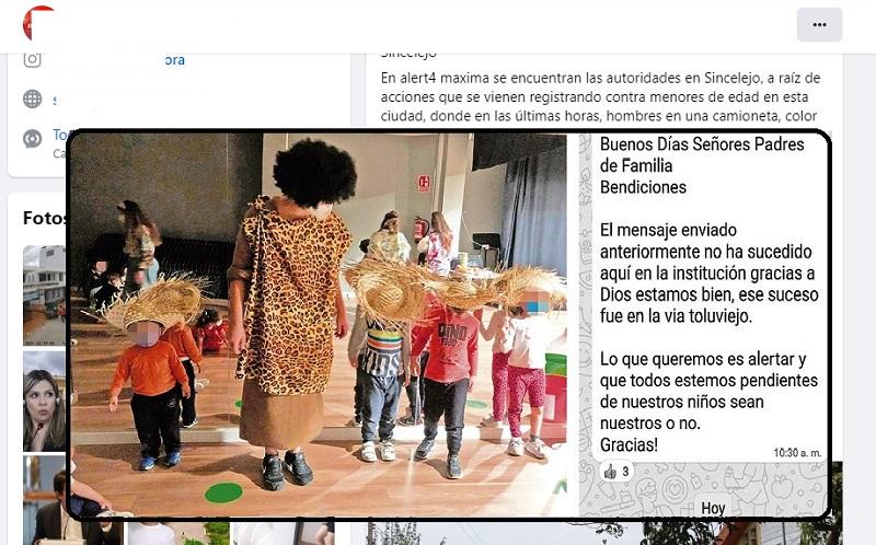 No se han robado a ningún niño, pero hay que cuidarlos