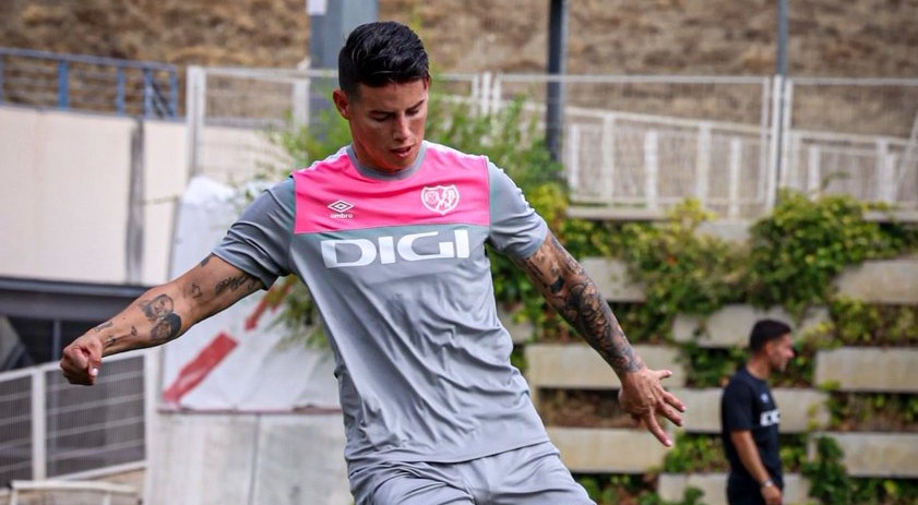 Nada grave, James Rodríguez regresó a los entrenamientos