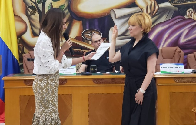 Liliana Estupiñán se posicionó como gobernadora Ad Hoc de Córdoba