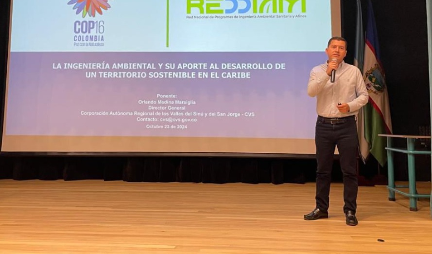 Director de la CVS resalta el impacto de la ingeniería ambiental en la COP16 de Cali