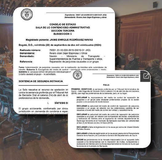 Billonaria demanda quedó en nada, Consejo de Estado la tumbó