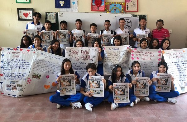 En Los Palmitos se desarrolló el programa Prensa Escuela