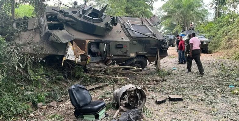 Atacaron con explosivos caravana del Ejército en el Catatumbo