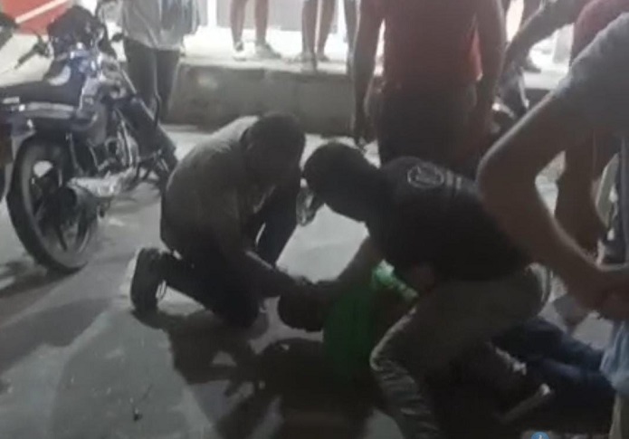 Comunidad agarró a presunto ladrón en Alfonso López