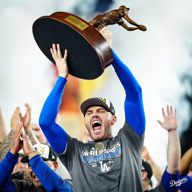 Freeman Jugador Más Valioso de la Serie Mundial de Béisbol