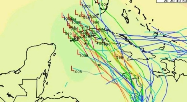 Posible ciclón tropical en el Caribe