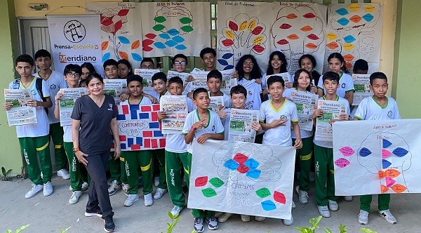 Prensa Escuela llevó sus talleres a Poblaciones Especiales