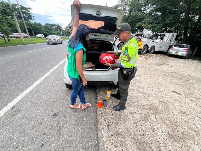 Accidentes, heridos y comparendos