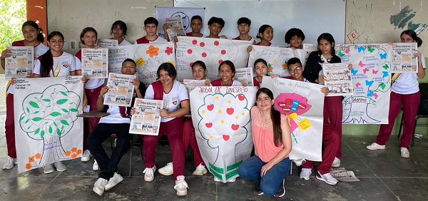 Prensa Escuela en la  I. E. San Antonio de Padua