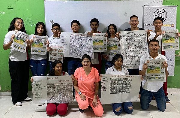 Programa Prensa Escuela, con los estudiantes de Sampués