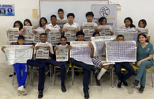En la I. E. Juanita García Manjarrez hicieron parte de Prensa Escuela