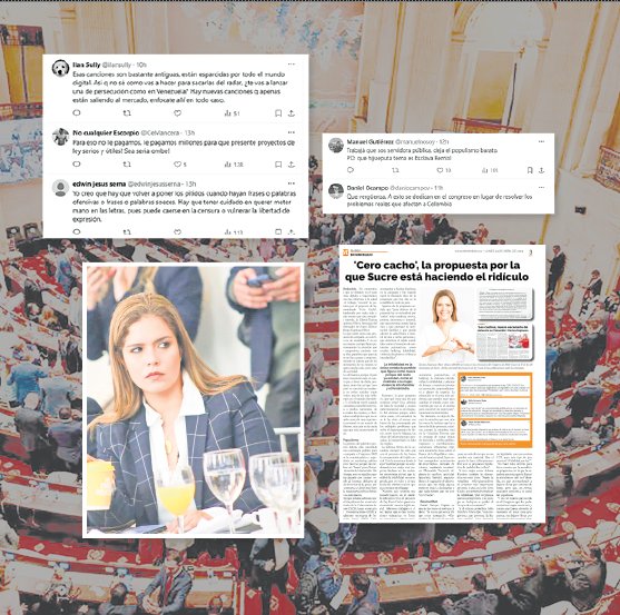 Primero 'cero cacho', ahora 'letras decentes'; senadora Karina Espinosa otra vez causa polémica