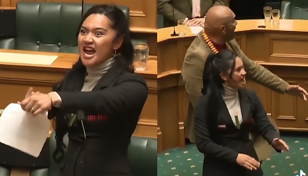 Impactante protesta en el parlamento de Nueva Zelanda