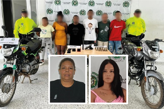 En Sucre van 184 mujeres capturadas, de estas 7 al servicio del Clan del Golfo