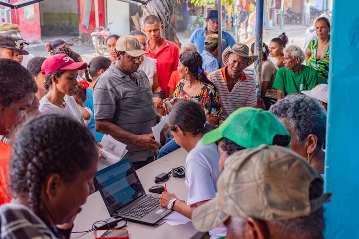 Renta Ciudadana llegó a zona rural de San Bernardo del Viento