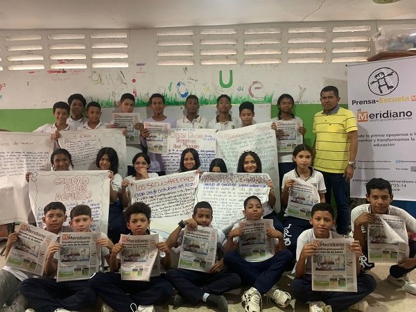 Estudiantes sincelejanos, felices con Prensa Escuela