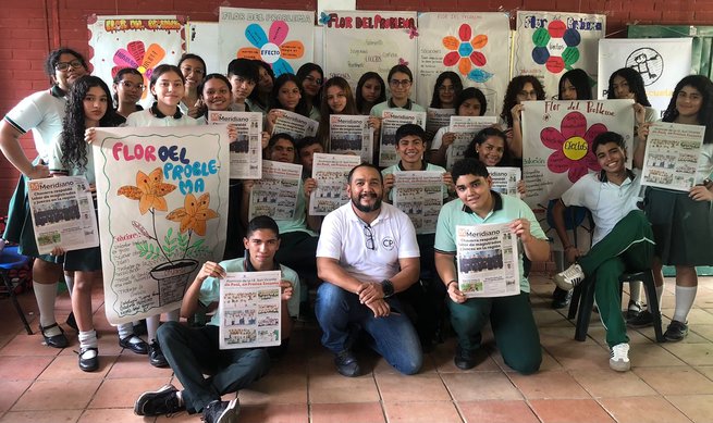 I. E. San Vicente de Paúl recibió talleres de Prensa Escuela