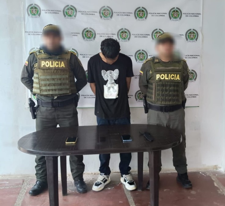Policía lo sorprendió con dos celulares hurtados