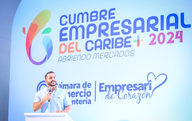 Gobernador Erasmo Zuleta Bechara destaca avances y compromisos durante la Cumbre Empresarial del Caribe