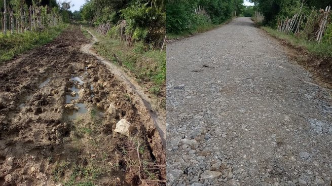 Avanza el mejoramiento en las vías