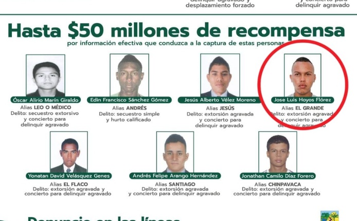 Cayó en Montería alias 'El Grande' uno de los más buscados de Antioquia