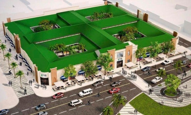 Los cuatro patios con nuevos diseños