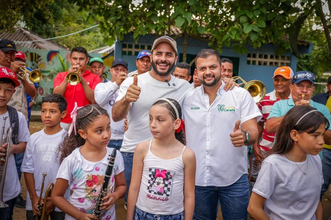Gobernador acompañó el inicio de obra que llevará agua a más de 4 mil familias en Cereté