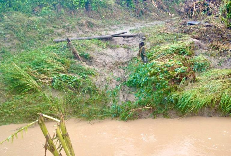 Emergencia en Bajo de la Arenosa: 30 familias incomunicadas tras la caída de un puente