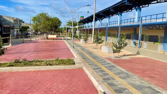 Entregan obras alrededor del Estadio de Coveñas