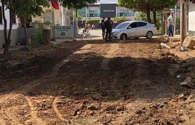 Las calles de Momil, un desastre ¿y el Alcalde?